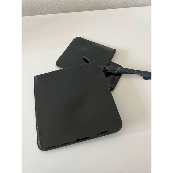 NWT Dolce Gabbana Women's Patent The Only One Beauty Cosmetic 3-Pouch Set Black - Picture 7 of 7